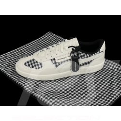 Chaussure Porsche 911 Palermo Puma Pepita Blanc avec Porte-Clés WAP15026PAL - mixte