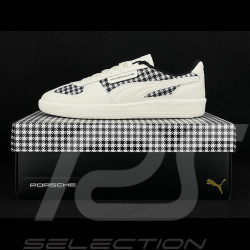 Porsche 911 Shoes Palermo Puma Pepita White with Keyring WAP150PAL - unisex