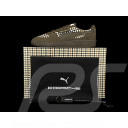 Porsche 911 Shoes Palermo Puma Pepita Brown with Keyring WAP15526PAL - unisex