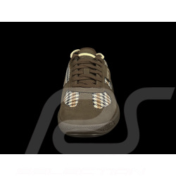 Porsche 911 Shoes Palermo Puma Pepita Brown with Keyring WAP15526PAL - unisex