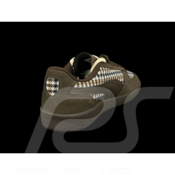 Chaussure Porsche 911 Palermo Puma Pepita Brun avec Porte-Clés WAP15526PAL - mixte