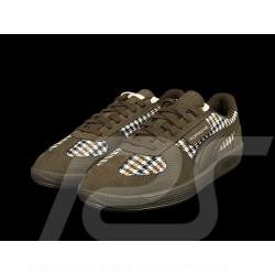 Porsche 911 Shoes Palermo Puma Pepita Brown with Keyring WAP15526PAL - unisex