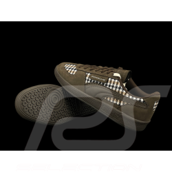 Chaussure Porsche 911 Palermo Puma Pepita Brun avec Porte-Clés WAP15526PAL - mixte
