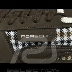 Chaussure Porsche 911 Palermo Puma Pepita Brun avec Porte-Clés WAP15526PAL - mixte