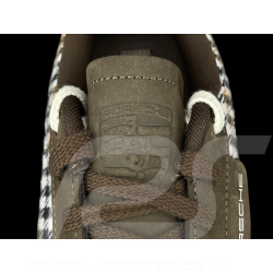 Chaussure Porsche 911 Palermo Puma Pepita Brun avec Porte-Clés WAP15526PAL - mixte