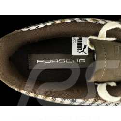 Chaussure Porsche 911 Palermo Puma Pepita Brun avec Porte-Clés WAP15526PAL - mixte