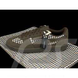 Chaussure Porsche 911 Palermo Puma Pepita Brun avec Porte-Clés WAP15526PAL - mixte