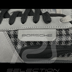 Chaussure Porsche 911 Palermo Puma Pepita Gris avec Porte-Clés WAP154PAL - mixte