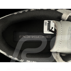 Chaussure Porsche 911 Palermo Puma Pepita Gris avec Porte-Clés WAP154PAL - mixte