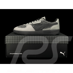 Chaussure Porsche 911 Palermo Puma Pepita Gris avec Porte-Clés WAP154PAL - mixte