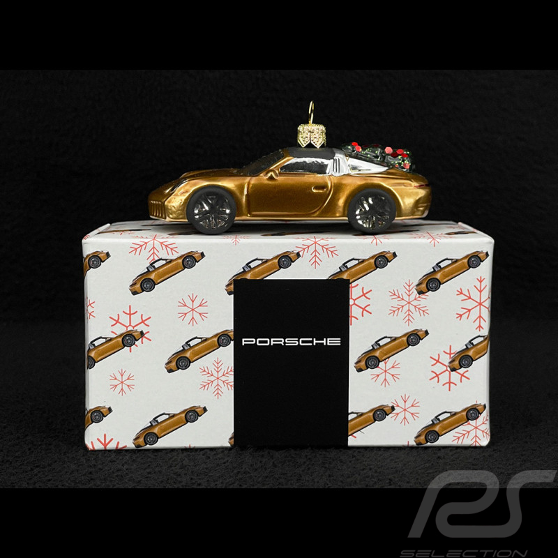 Boule de Noël Porsche 911 Targa 4S Or Nordique Métallisé WAP05000826WBS
