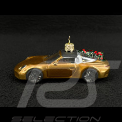 Boule de Noël Porsche 911 Targa 4S Or Nordique Métallisé WAP05000826WBS