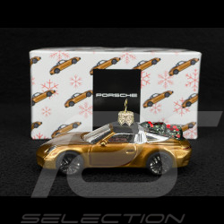 Boule de Noël Porsche 911 Targa 4S Or Nordique Métallisé WAP05000826WBS