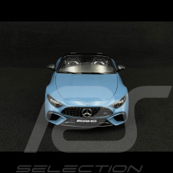 Mercedes-AMG SL63 4Matic+ Convertible 2021 Light Blue 1/18 iScale 180054