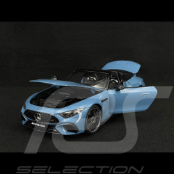 Mercedes-AMG SL63 4Matic+ Convertible 2021 Light Blue 1/18 iScale 180054