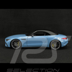 Mercedes-AMG SL63 4Matic+ Convertible 2021 Azul Claro 1/18 iScale 180054