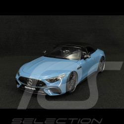 Mercedes-AMG SL63 4Matic+ Convertible 2021 Light Blue 1/18 iScale 180054