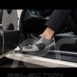 Porsche 911 Shoes Palermo Puma Pepita Grey with Keyring WAP154PAL - unisex