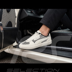 Chaussure Porsche 911 Palermo Puma Pepita Blanc avec Porte-Clés WAP150PAL - mixte