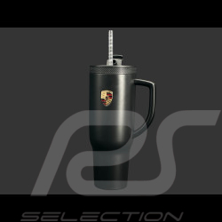 Porsche Becher Wappen Thermosflasche Mattschwarz WAP05010126STL
