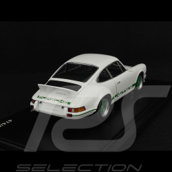 Porsche 911 Carrera RS 2.7 1973 × La Marzocco Blanc Grand Prix / Bandes Vert Python 1/18 Minichamps WAP021118260RS