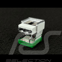 Porsche 911 Carrera RS 2.7 1973 × La Marzocco Blanc Grand Prix / Bandes Vert Python 1/18 Minichamps WAP021118260RS
