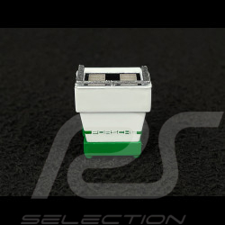 Porsche 911 Carrera RS 2.7 1973 × La Marzocco Blanc Grand Prix / Bandes Vert Python 1/18 Minichamps WAP021118260RS