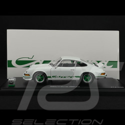 Porsche 911 Carrera RS 2.7 1973 × La Marzocco Blanc Grand Prix / Bandes Vert Python 1/18 Minichamps WAP021118260RS