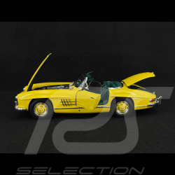 Mercedes-Benz 300SL Roadster W198 1958 Jaune 1/18 Minichamps 180039044