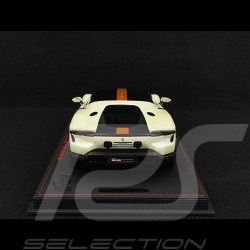 Ferrari 849 Testarossa 2025 Bianco Italia / Bande Giallo Ambra 1/18 BBR Models P18275C