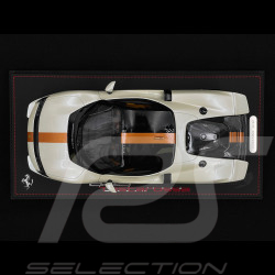 Ferrari 849 Testarossa 2025 Bianco Italia / Bande Giallo Ambra 1/18 BBR Models P18275C