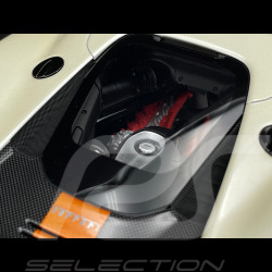 Ferrari 849 Testarossa 2025 Bianco Italia / Bande Giallo Ambra 1/18 BBR Models P18275C