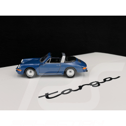 Porsche 911 S Targa 2.7 1974 Albert Blue Friction Toy 1/38 Welly MAP01091125