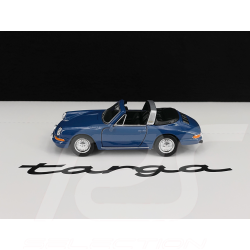 Porsche 911 S Targa 2.7 1974 Bleu Albert Jouet à friction 1/38 Welly MAP01091125