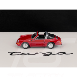 Porsche 911 S Targa 2.7 1974 Red Friction Toy 1/38 Welly MAP01091125