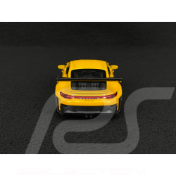 Porsche 911 GT3 RS Typ 992 2022 Signalgelb / Schwarze Streifen Reibungsspielzeug 1/38 Welly MAP01099224