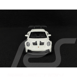 Porsche 911 GT3 RS Type 992 2022 Blanc / Bandes Vert Python Jouet à friction 1/38 Welly MAP01099224