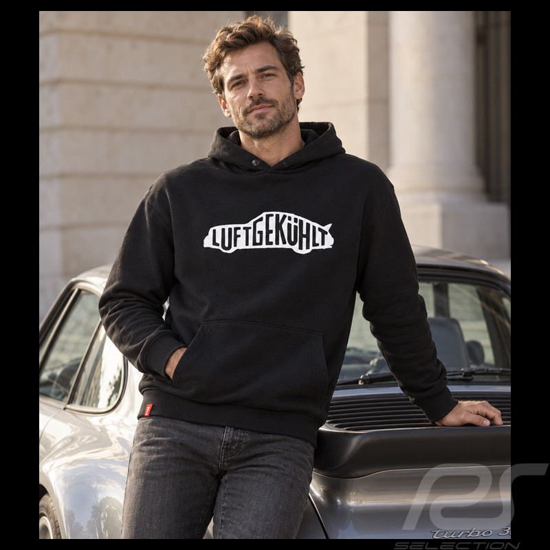 Porsche Sweatshirt Luftgekühlt + Bag Black WAP801TFWL - unisex