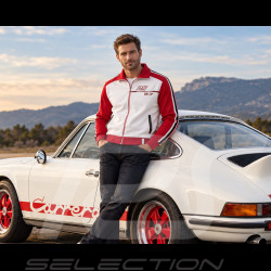 Porsche Jacke Offiziell Günstige Carrera RS 2.7 Collection weiß / rot / schwarz WAP953NRS2 - Herren