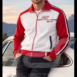 Porsche Jacket Official Low Price Carrera RS 2.7 Collection white / red / black WAP953NRS2 - men