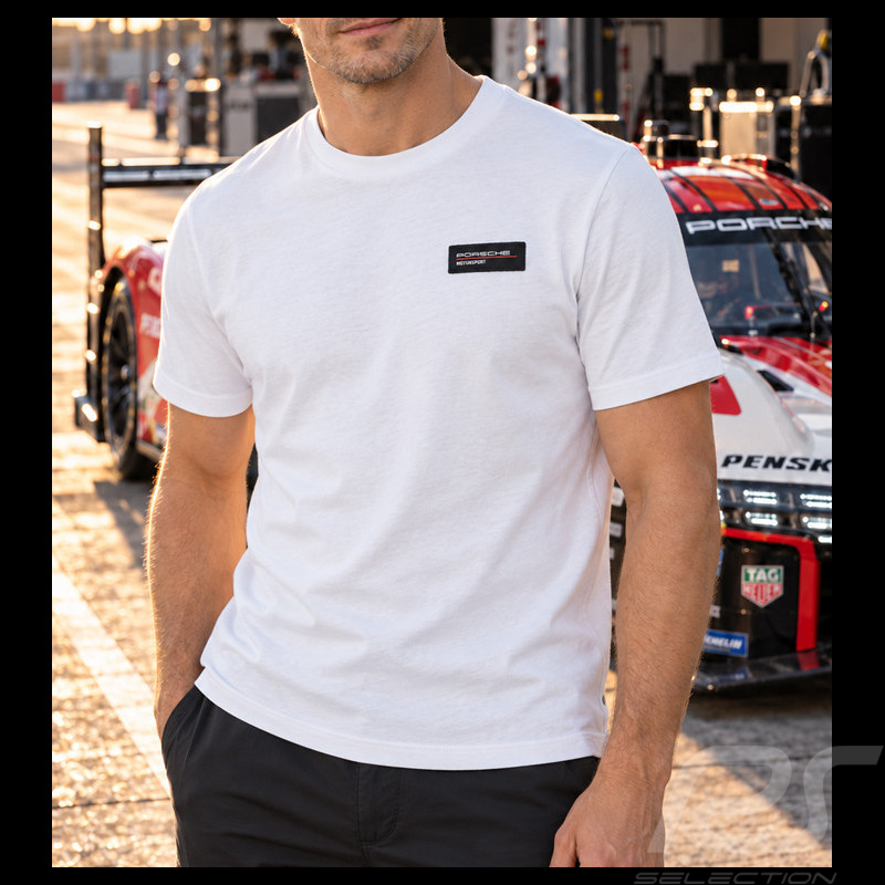 Porsche T-Shirt Motorsport 5 Offiziell Weiß 701227724-002 - Herren