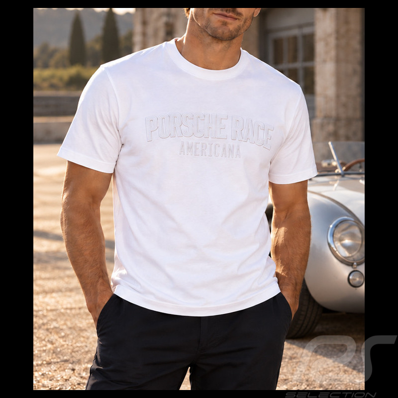 T-shirt Porsche Race Americana Puma Blanc 634484-05
