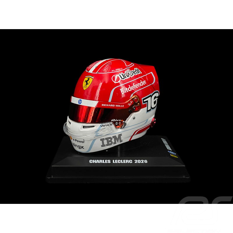 Charles Leclerc Helmet Ferrari n° 16 Season 2026 F1 1/5 LookSmart LSHEL030