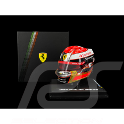 Charles Leclerc Helm Ferrari n° 16 GP Japan 2024 F1 Hommage Jules Bianchi 1/5 LookSmart LSHEL025