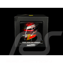 Casque Charles Leclerc Ferrari n° 16 GP Japon 2024 F1 Hommage Jules Bianchi 1/5 LookSmart LSHEL025