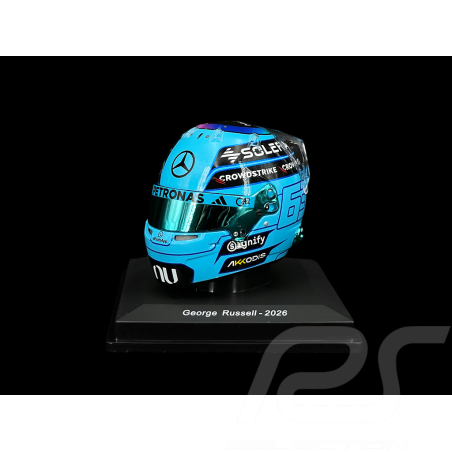 George Russell Helmet Mercedes-AMG n° 63 Season 2026 F1 1/5 Spark 5HF243