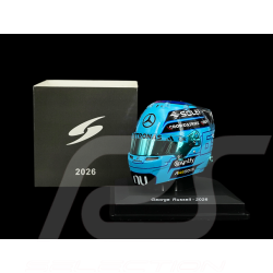 Casque George Russell Mercedes-AMG n° 63 Saison 2026 F1 1/5 Spark 5HF243