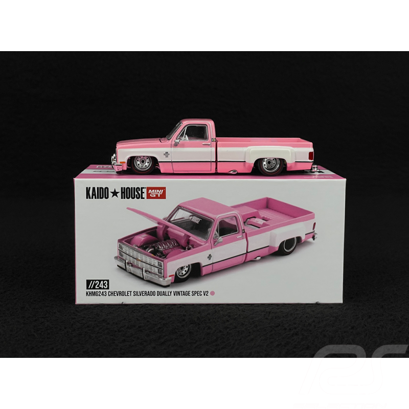 Chevrolet Silverado Dually Vintage Spec V2 1980 Kaido House Rose 1/64 Mini GT KHMG243
