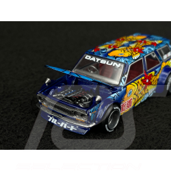 Datsun 510 Wagon Koi Wagon V1 1969 Kaido House Bleu 1/64 Mini GT KHMG248