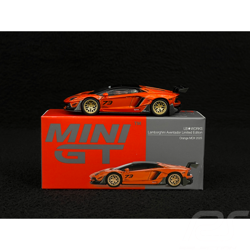 Lamborghini Aventador LB Works Orange MDX 2025 1/64 Mini GT MGT01133-R